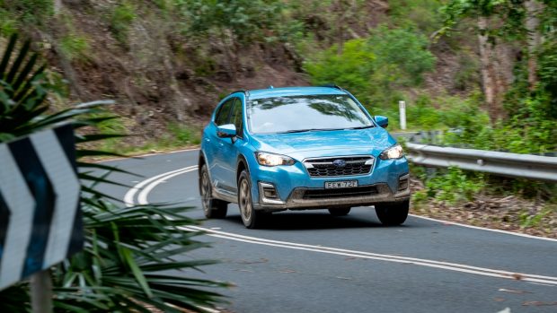 Subaru XV Hybrid 2020 review on road